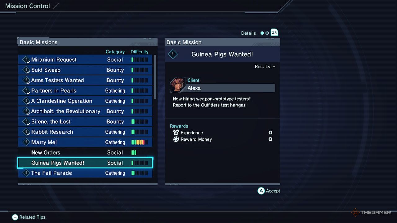 Guinea Pigs are Wanted in Xenoblade Chronicles X