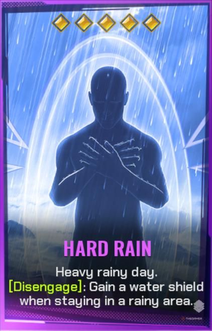 Hard Rain Shard Card in FragPunk.