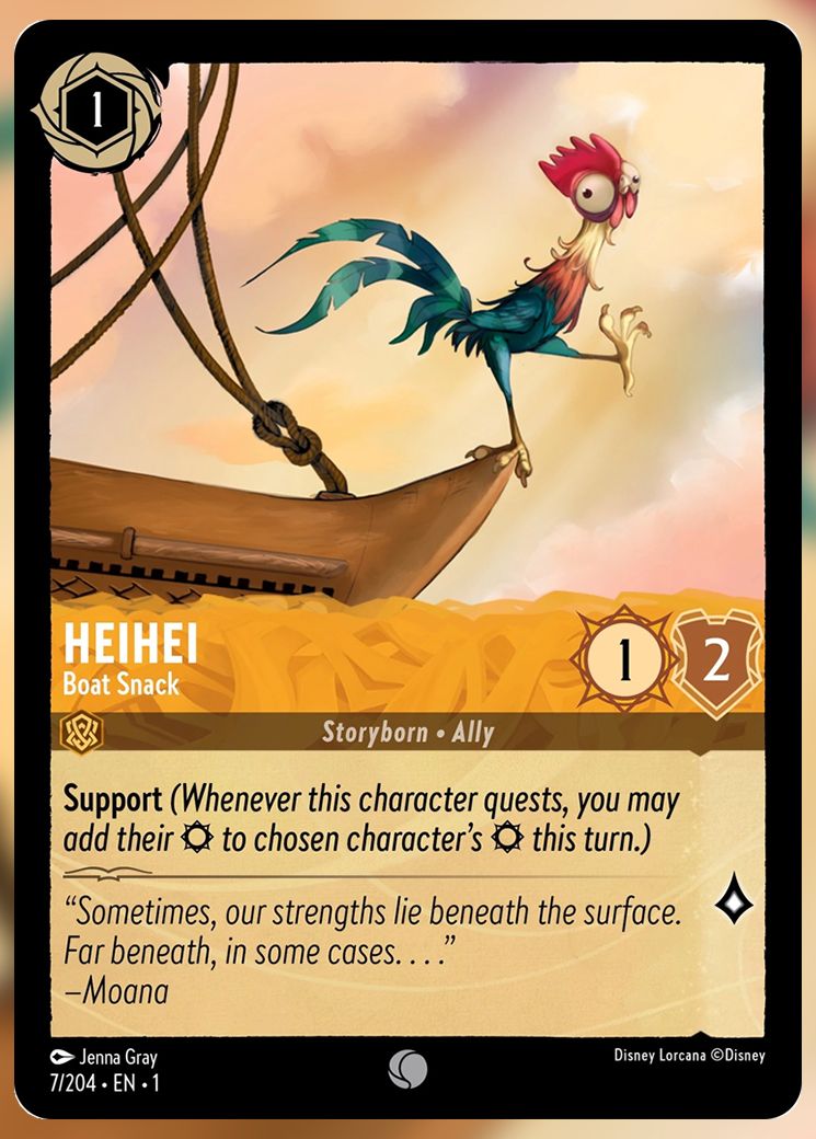 Heihei Boat Snack pre-errata.