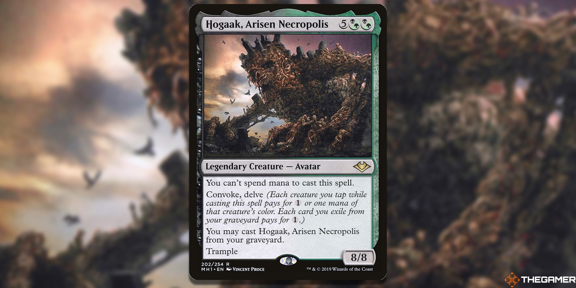 Hogaak, Arisen Necropolis MTG Card.