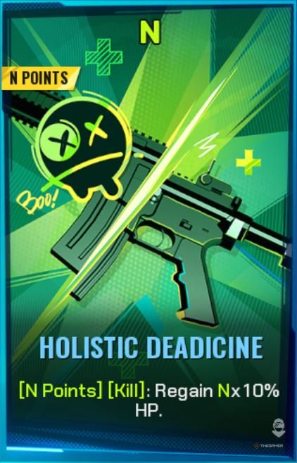 Holistic Deadicine Shard Card in FragPunk.