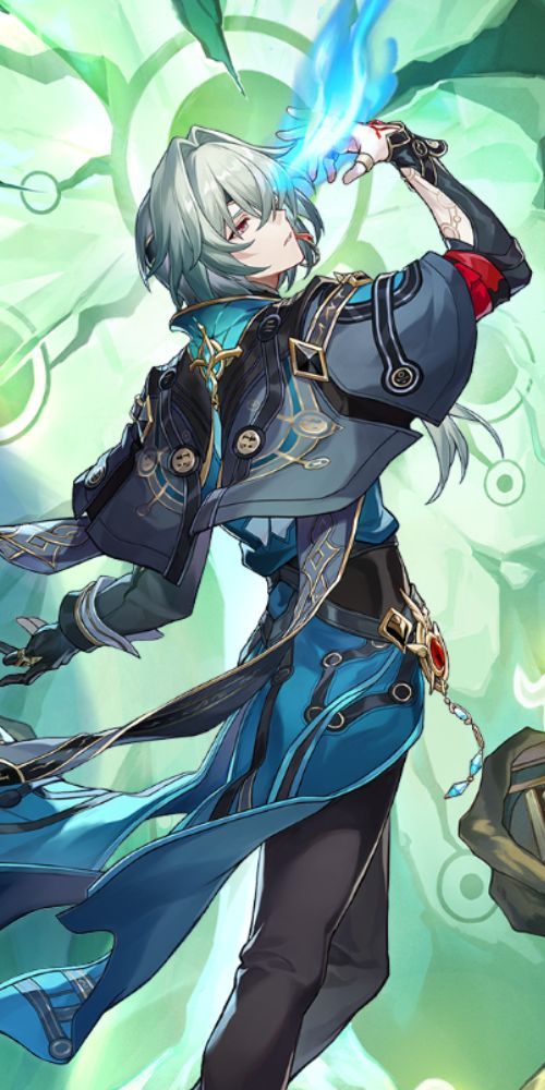 Honkai Star Rail Anaxa splash portrait.