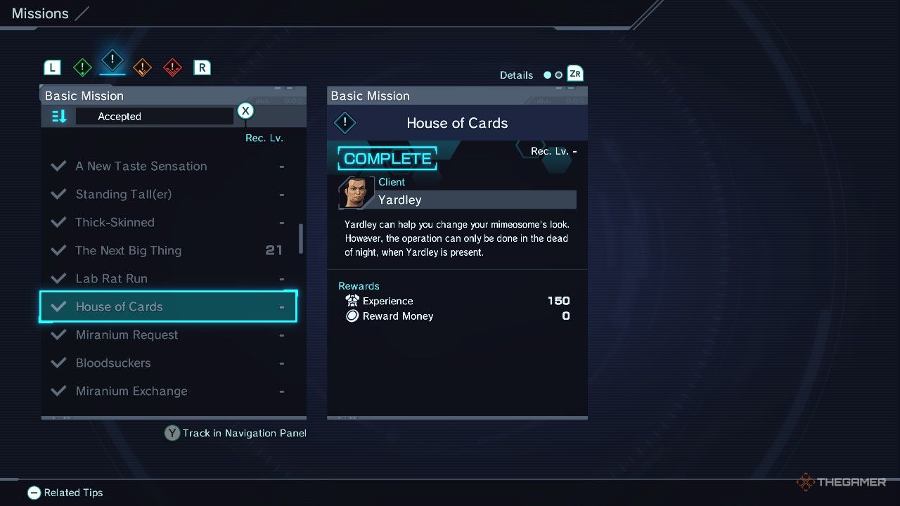 House of Cards Xenoblade Chronicles X