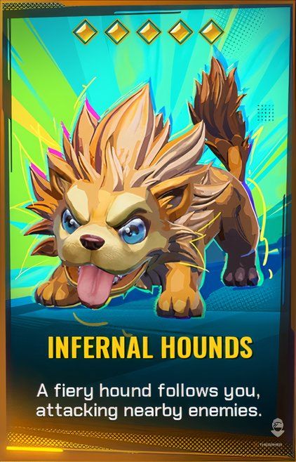Infernal Hounds Shard Card in FragPunk.