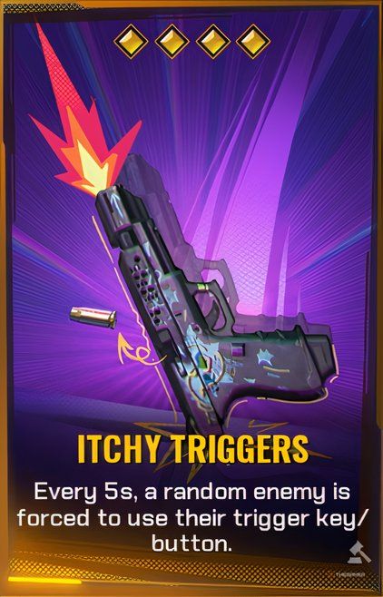 Itchy Triggers Shard Card in FragPunk.