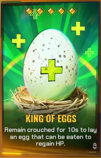 King Of Eggs Shard Card in FragPunk.