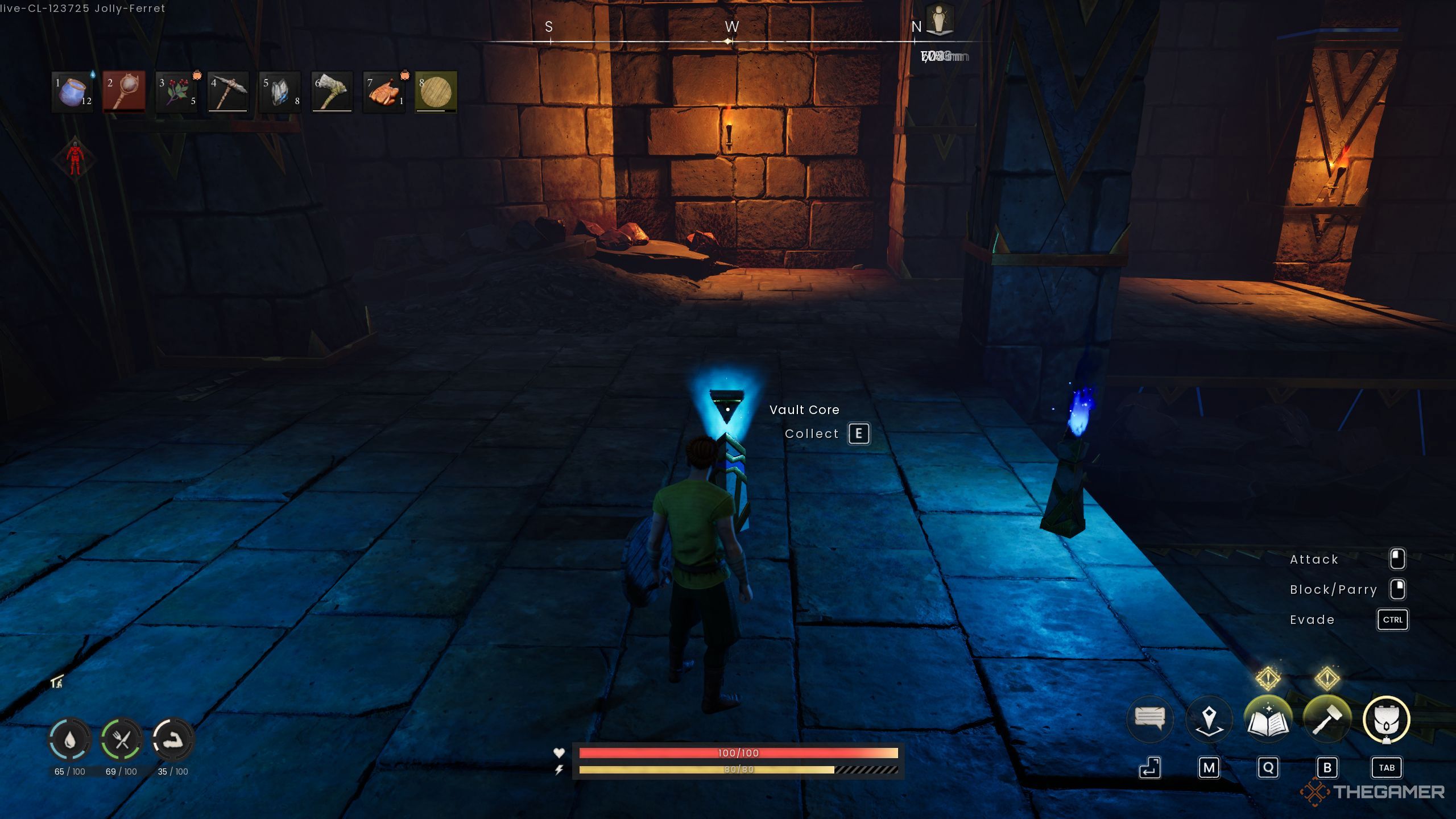 Last Vault Core in Runescape: Dragonwilds.
