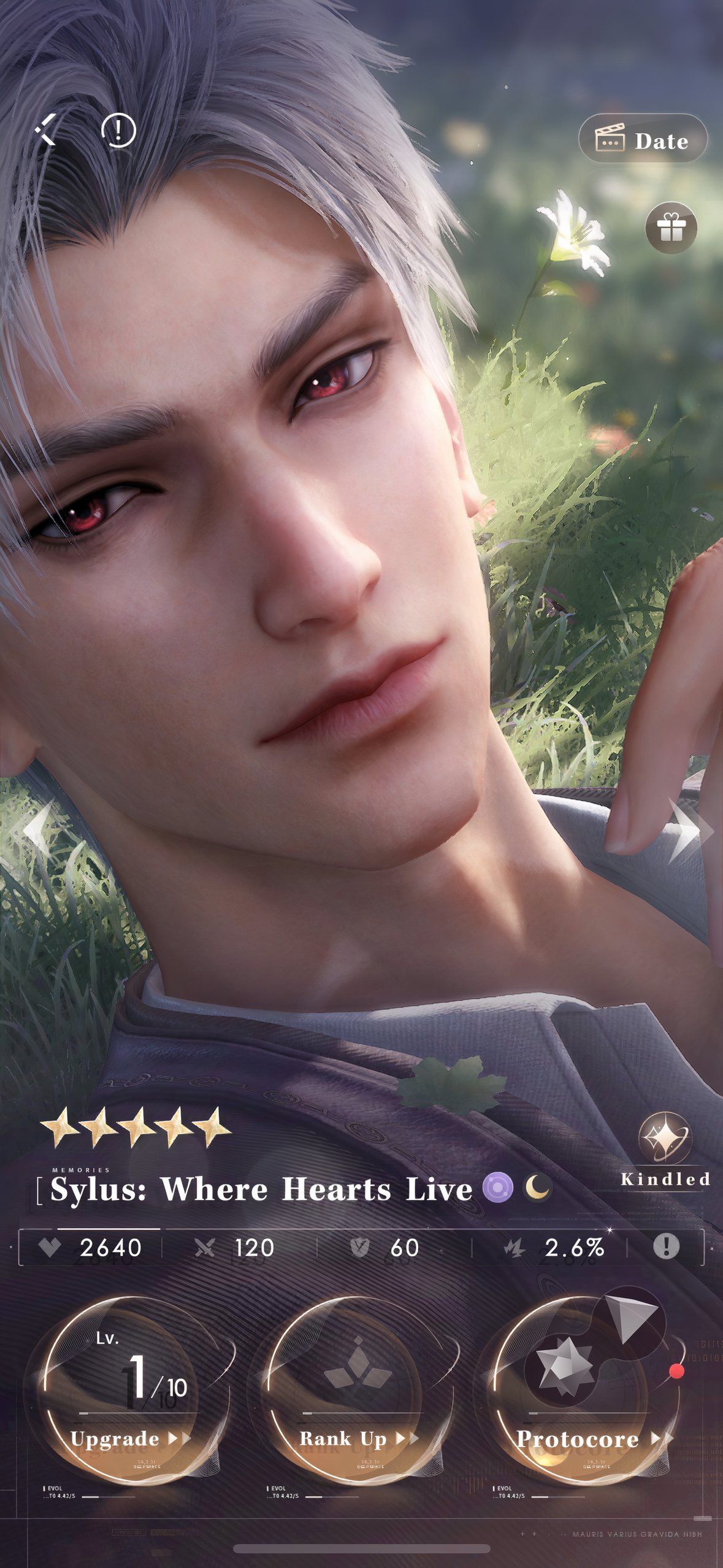 Love And Deepspace: Sylus's birthday memory, Sylus: Where Hearts Live.