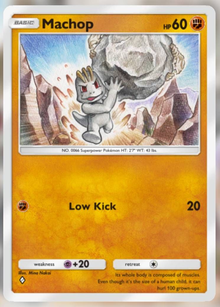 The Machop card, from Shining Revelry in Pokemon TCG Pocket.