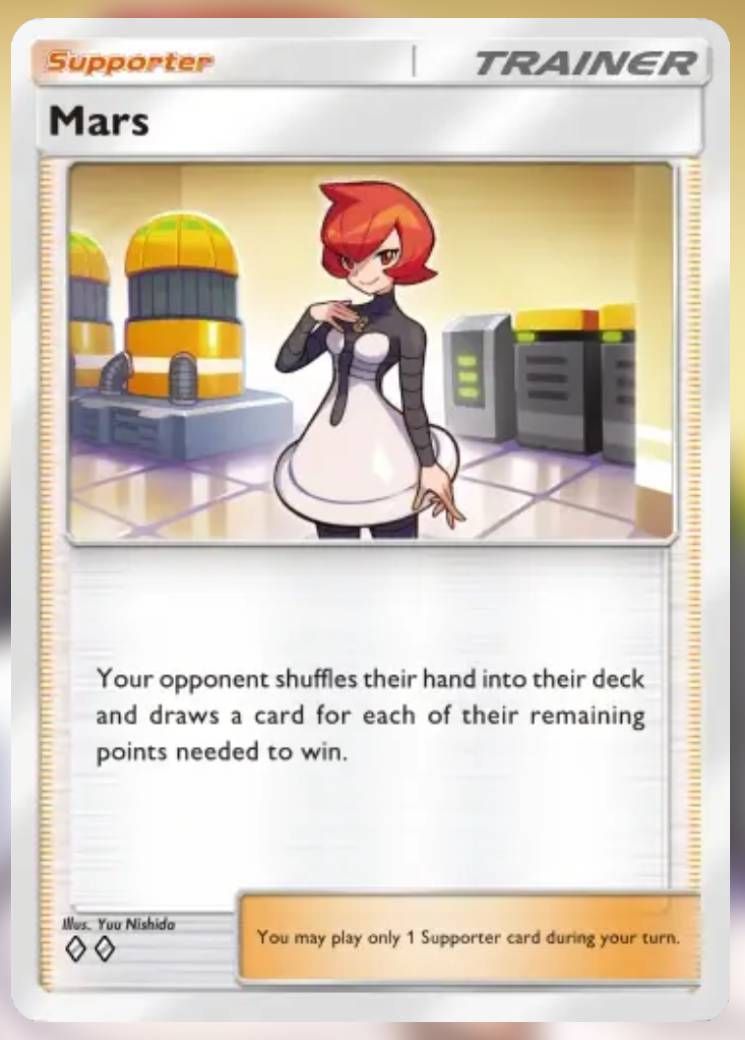 The Mars card, from Space-Time Smackdown in Pokemon TCG Pocket.