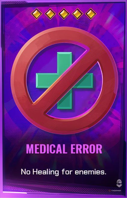 Medical Error Shard Card in FragPunk.
