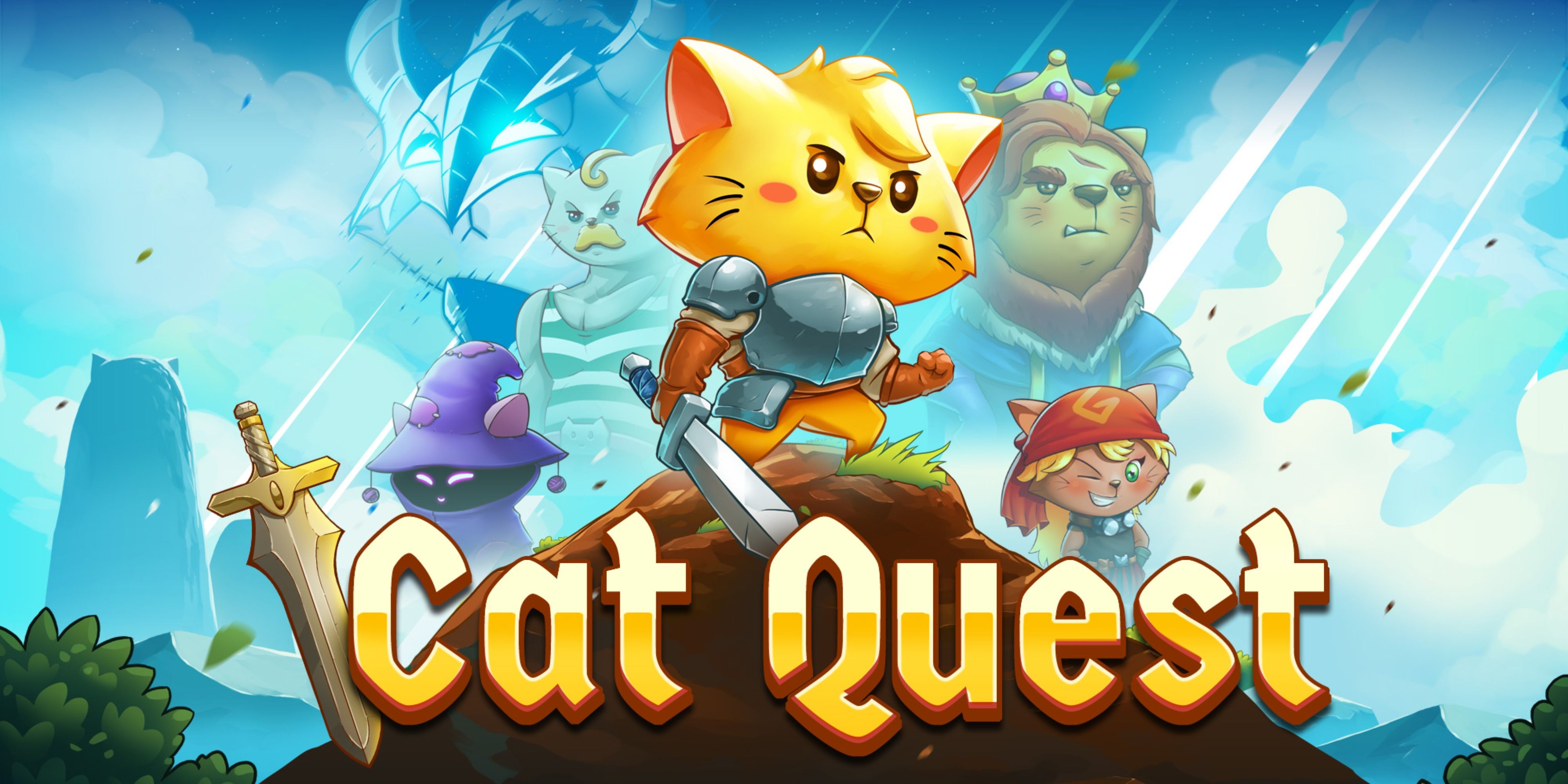 cat quest key art.