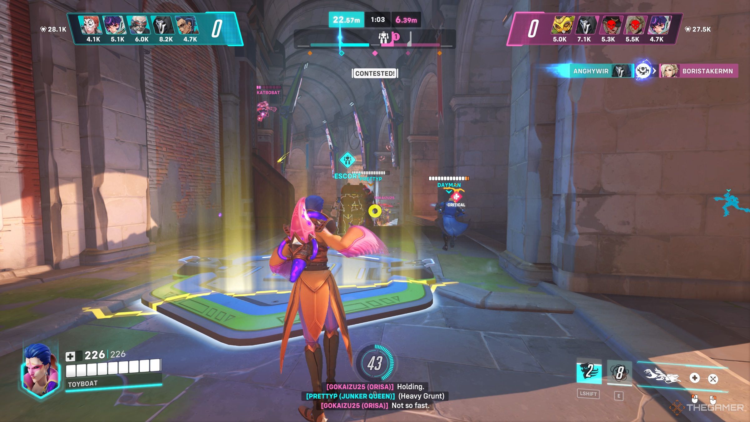 Moira in Overwatch 2's Stadium Mode.