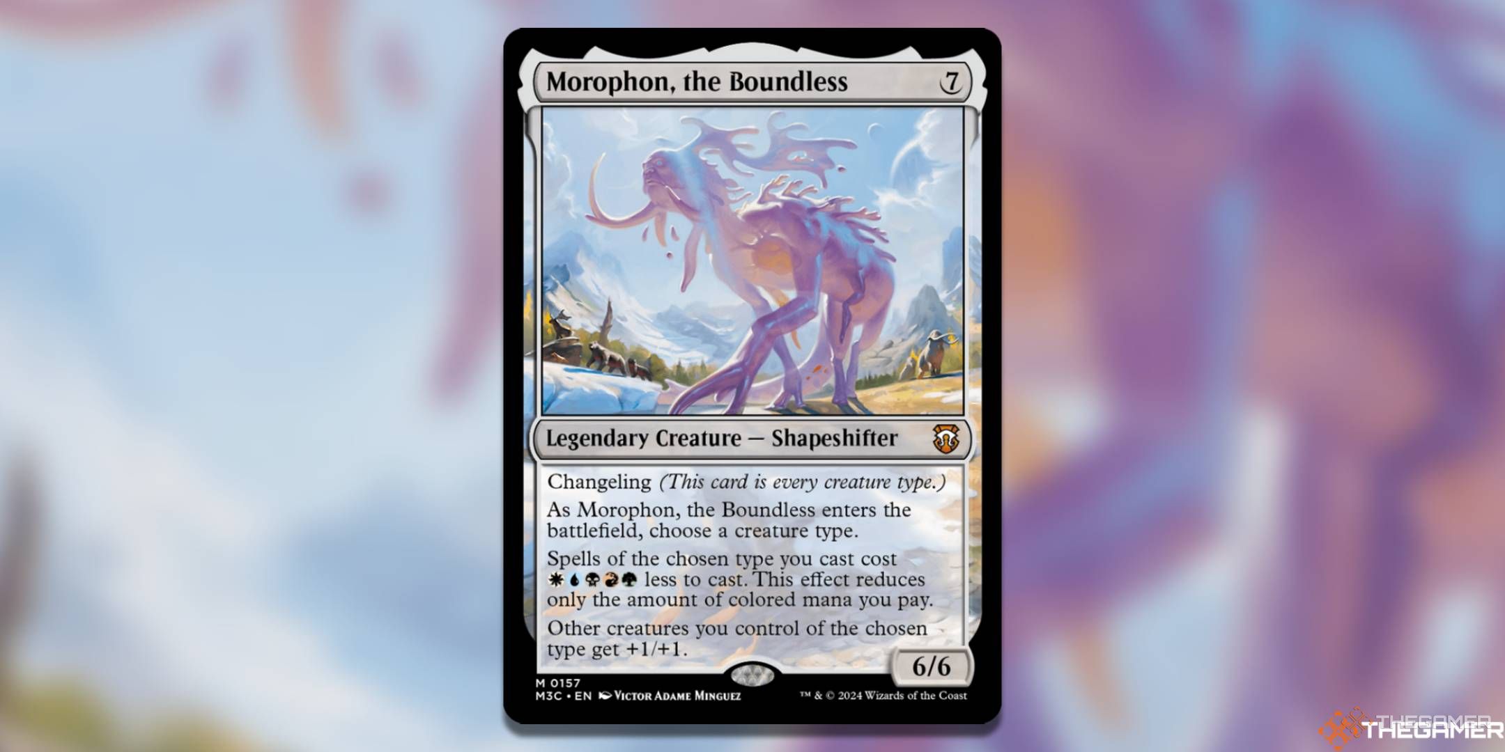 Morophon, the Boundless Magic: The Gathering card.