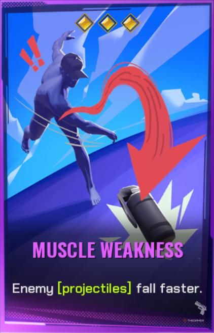 Muscle Weakness Shard Card in FragPunk.