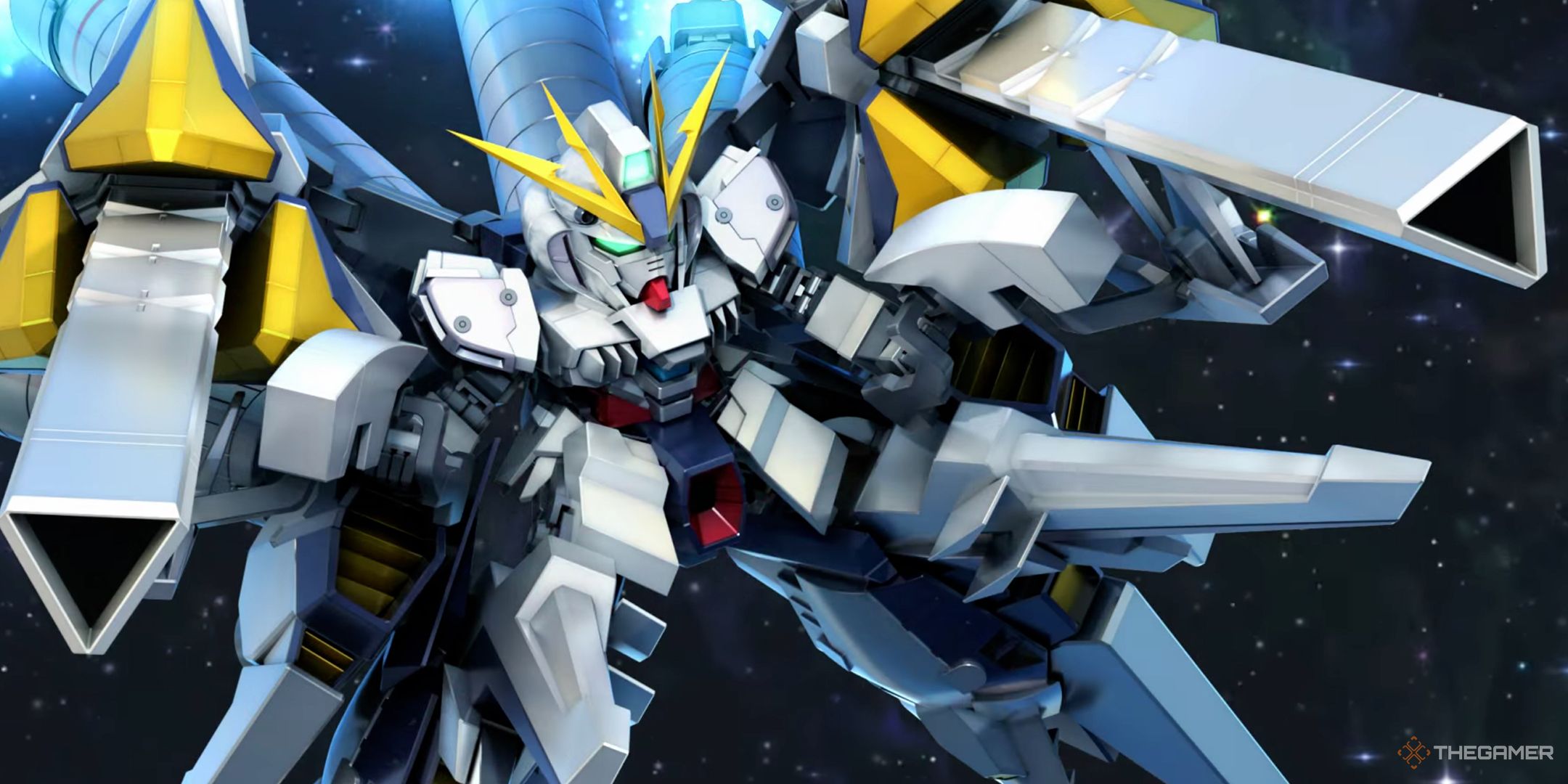 The Narrative Gundam A-Packs's max limit break animation in SD Gundam G Generation Eternal.