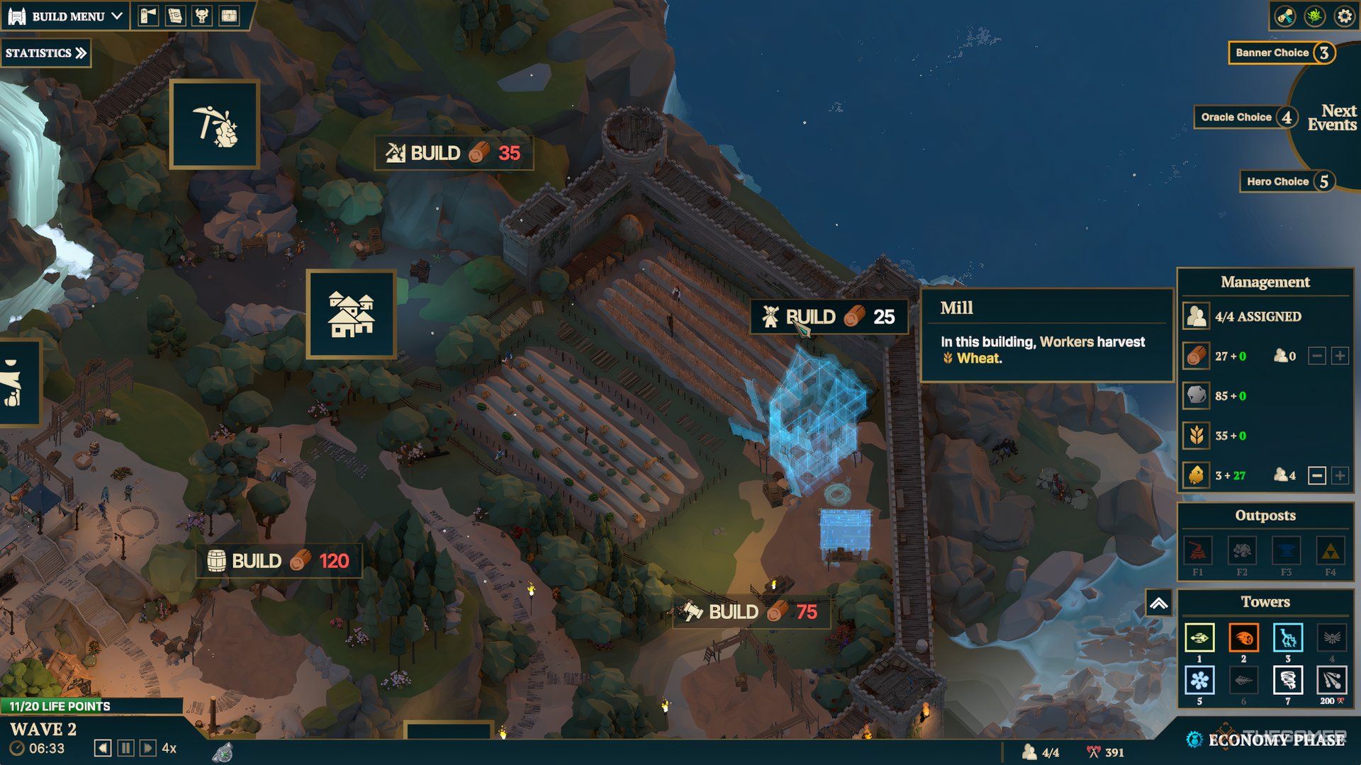A Mill being built at Wave 2 in Nordhold.