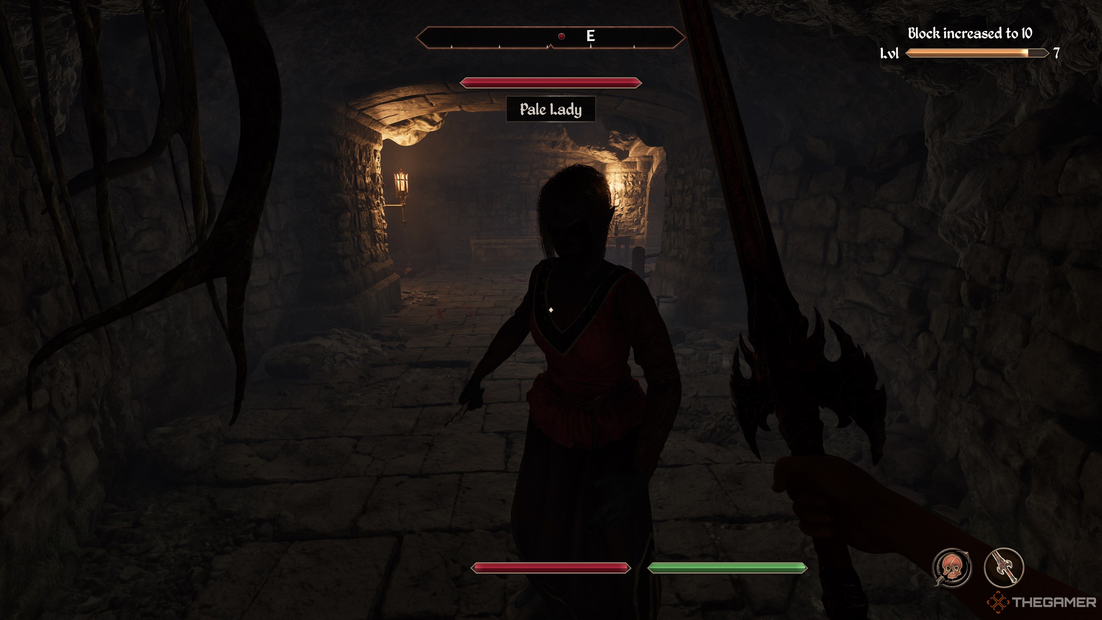Oblivion Blood Stains Leading To Pale Lady