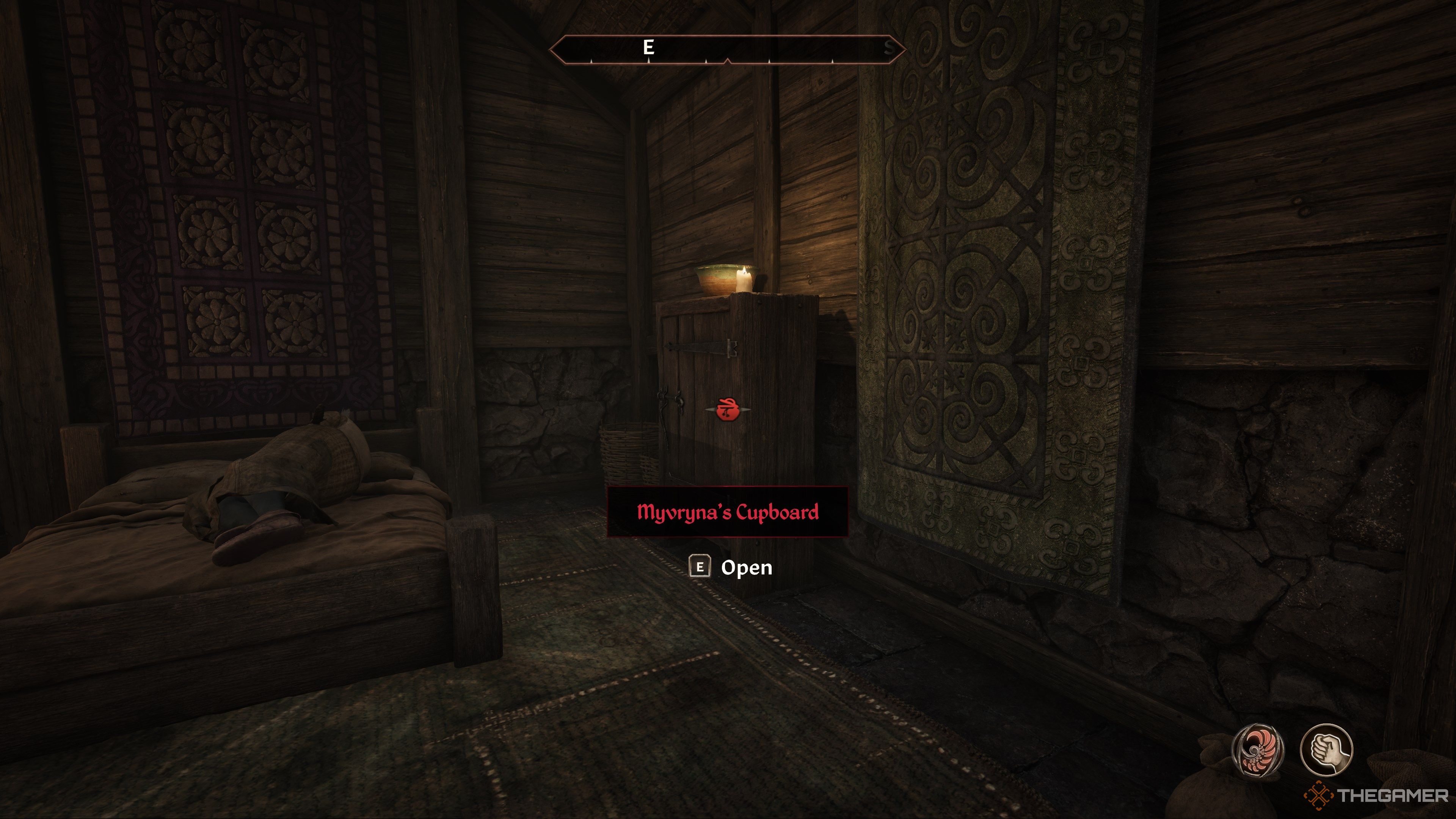 Oblivion Planting Bust In Myvryna's Cupboard