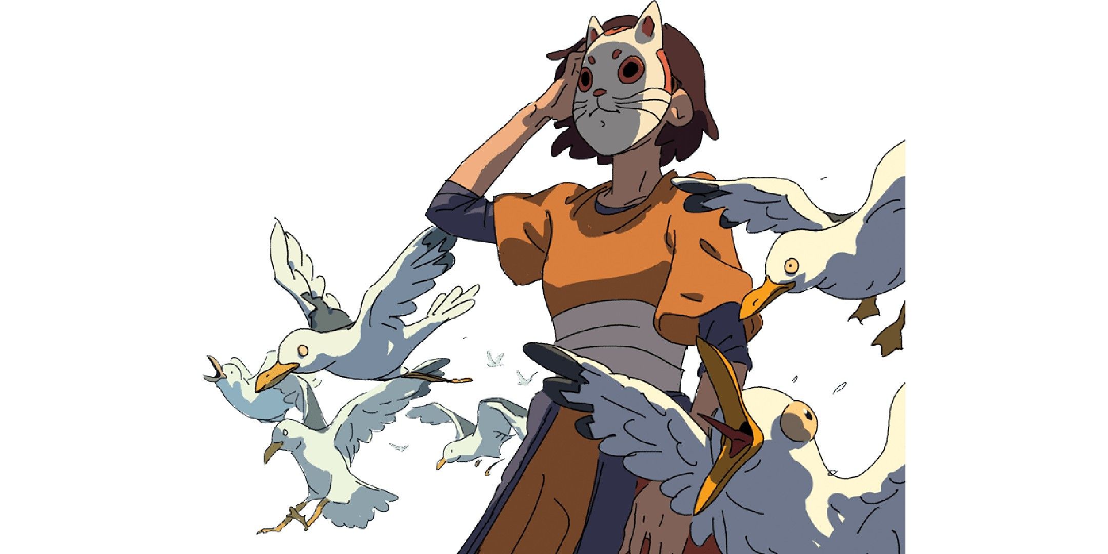 Obojima Tales from the Tall Grass image showing a college of masks bard.