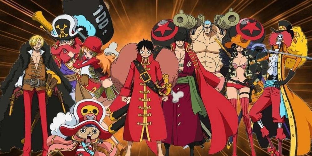 One Piece Film Z- The Straw Hats In Front Of The Camera