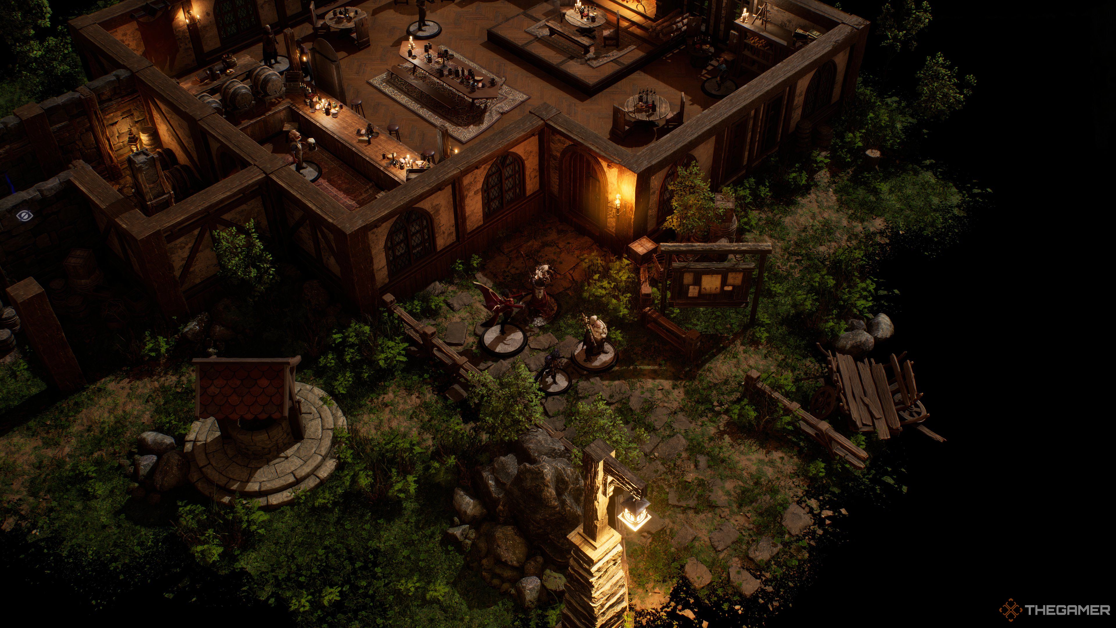 Overhead View Of Sigil's Starting Adventure Map.