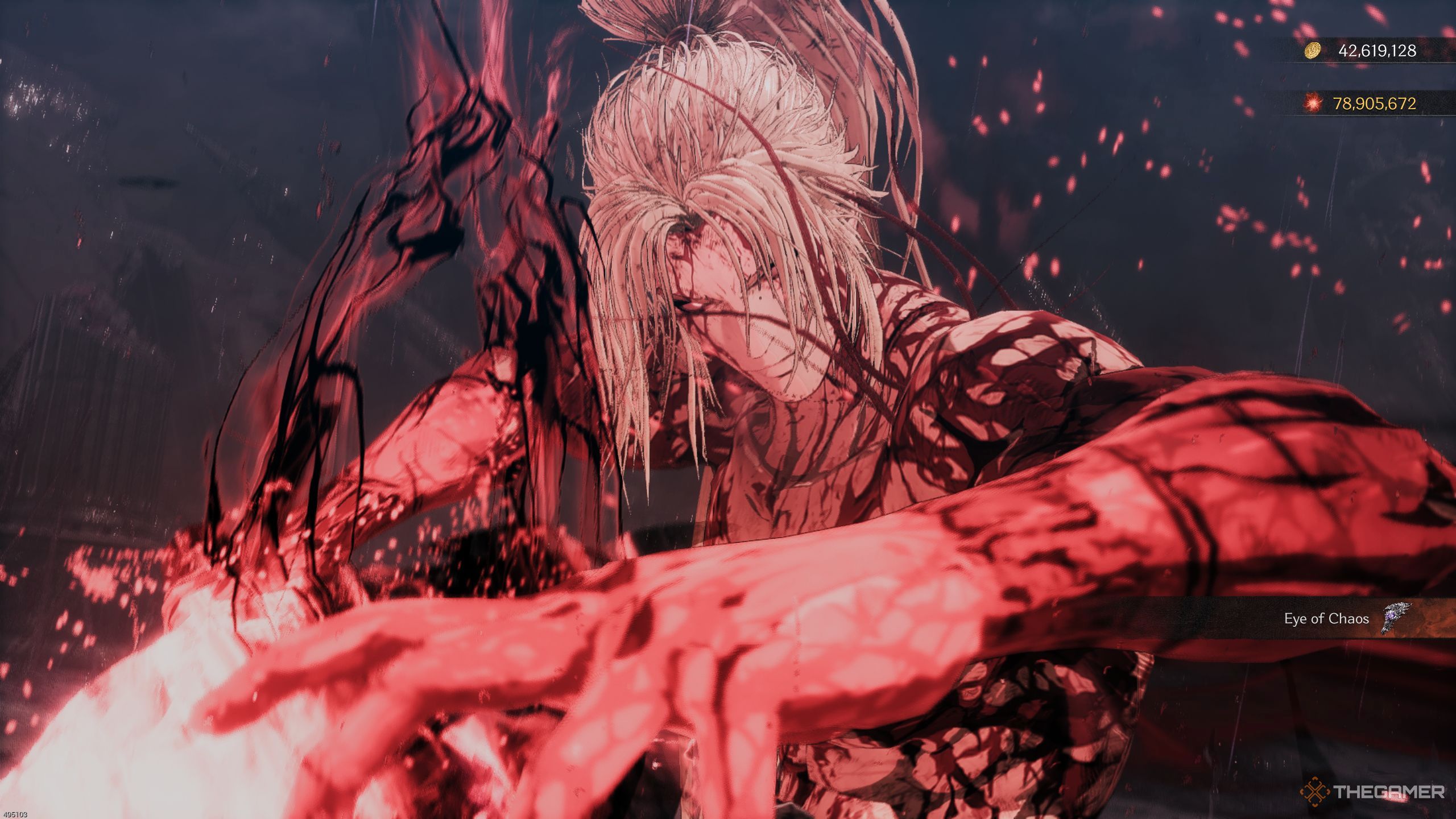 Cutscene featuring the main character of The First Berserker: Khazan.