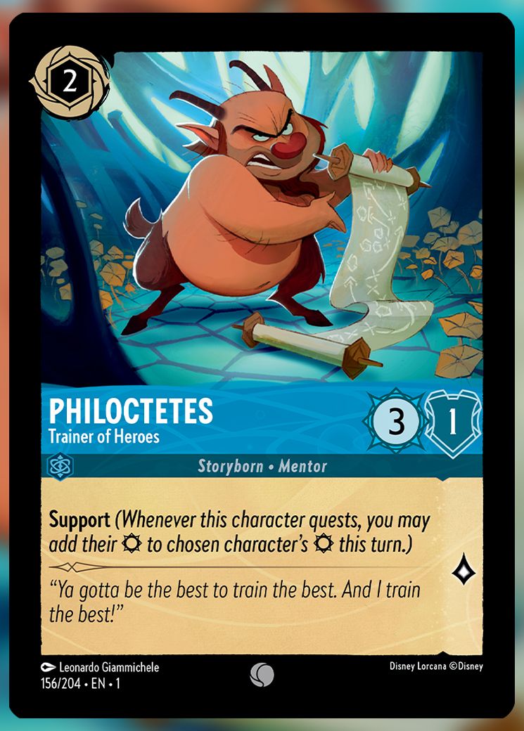 Philoctetes, Trainer of Heroes