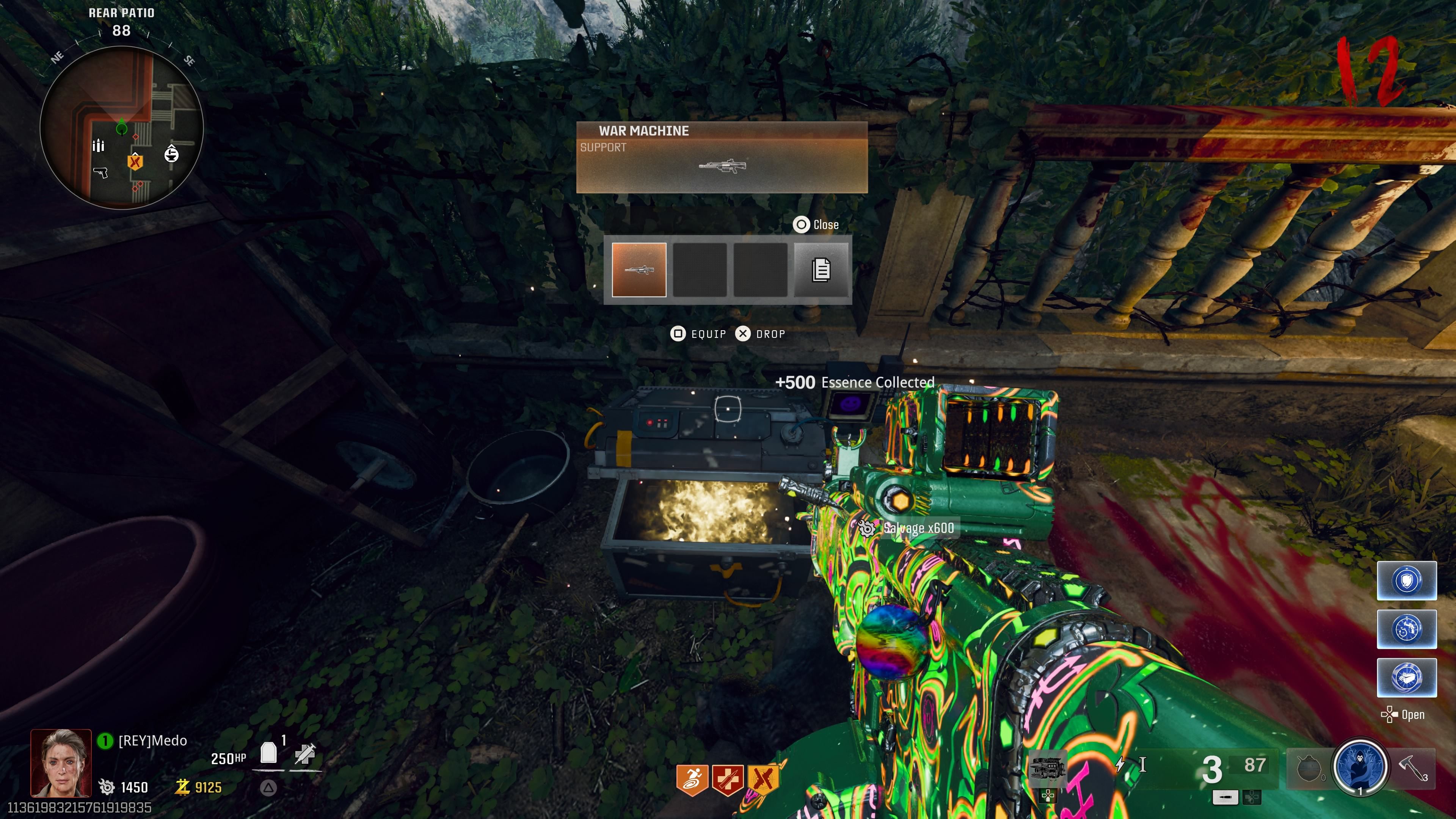Player just obtained some rewards from the sleepwalking ee - bo6