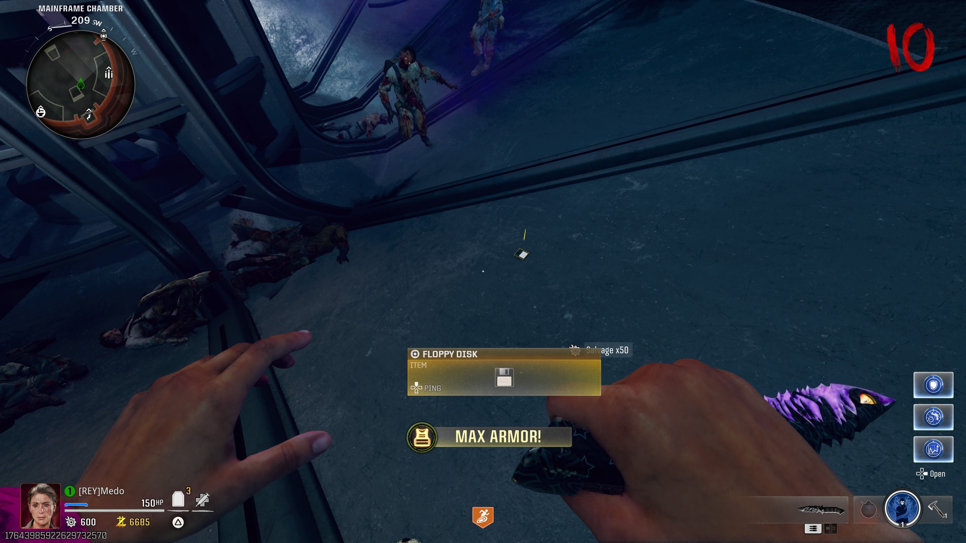 Player just obtained the floppy disk - bo6