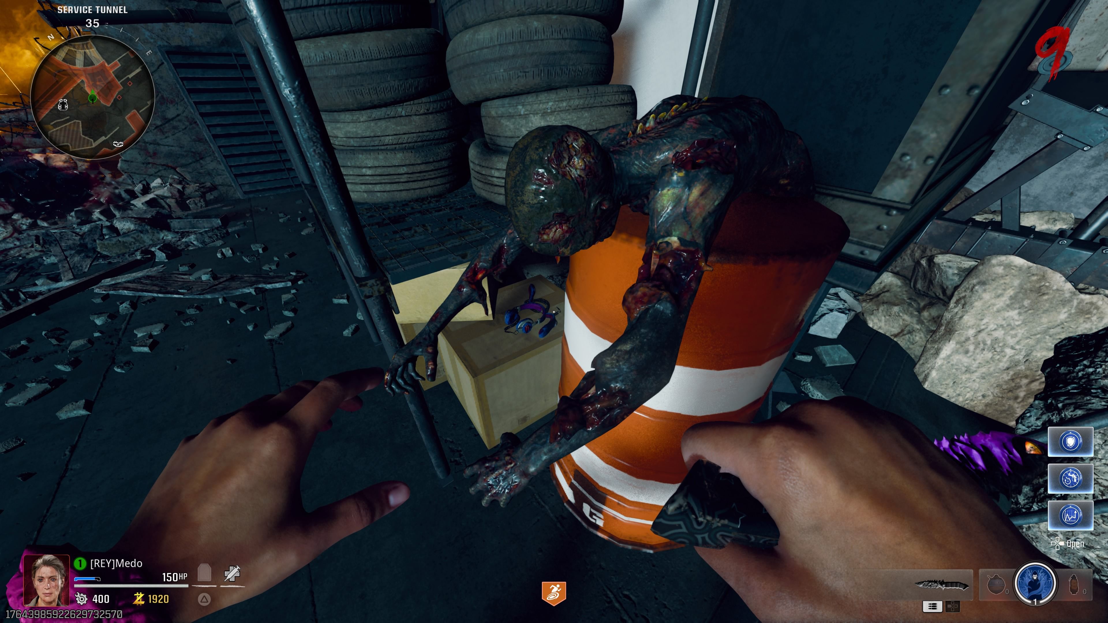 Player standing in front of the third headset location - bo6