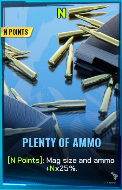 Plenty Of Ammo Shard Card in FragPunk.
