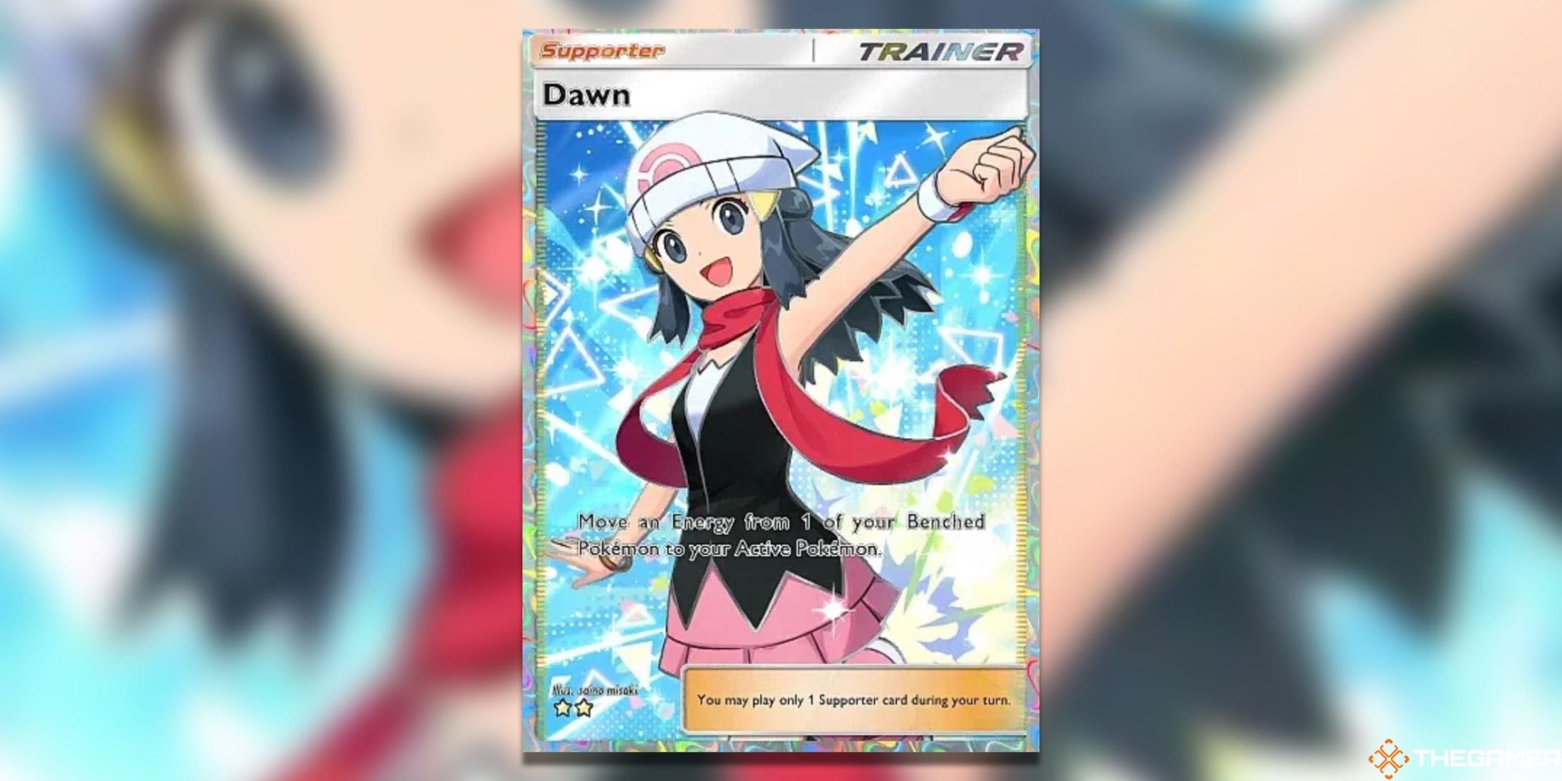 The Dawn Full Art in Pokemon Trading Card Game Pocket.