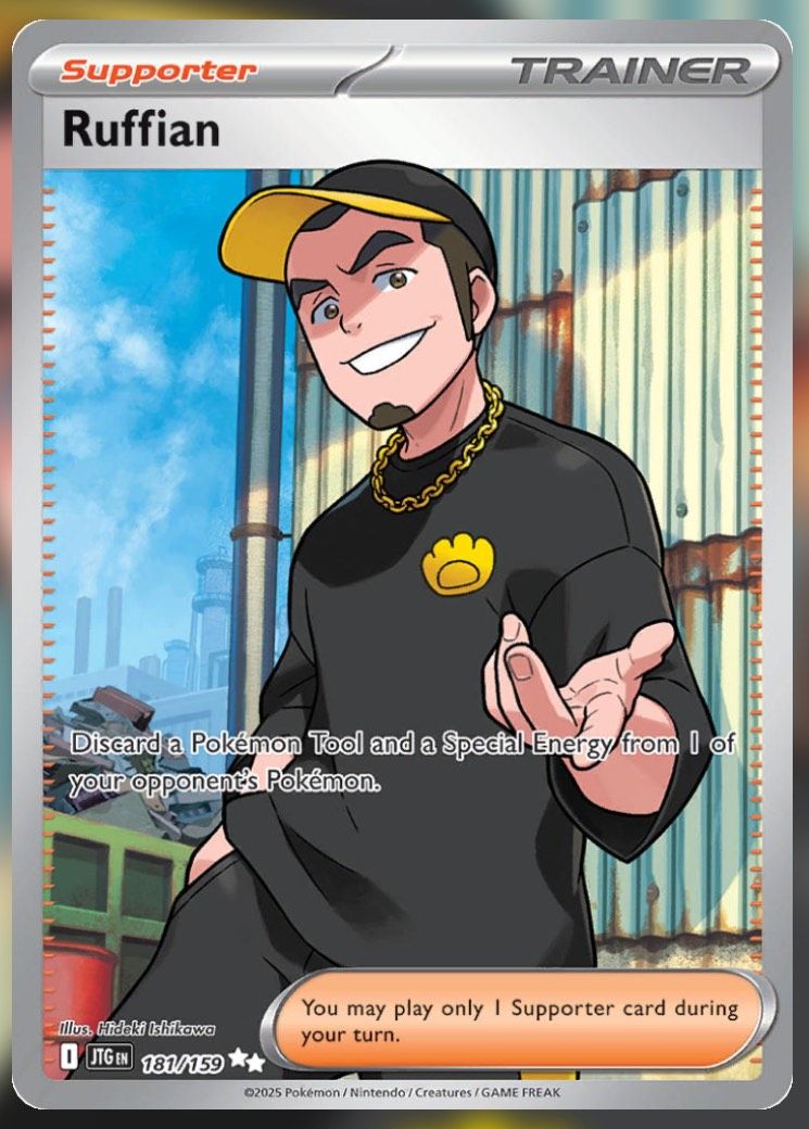 Pokemon TCG Journey Together Set List Ruffian 181