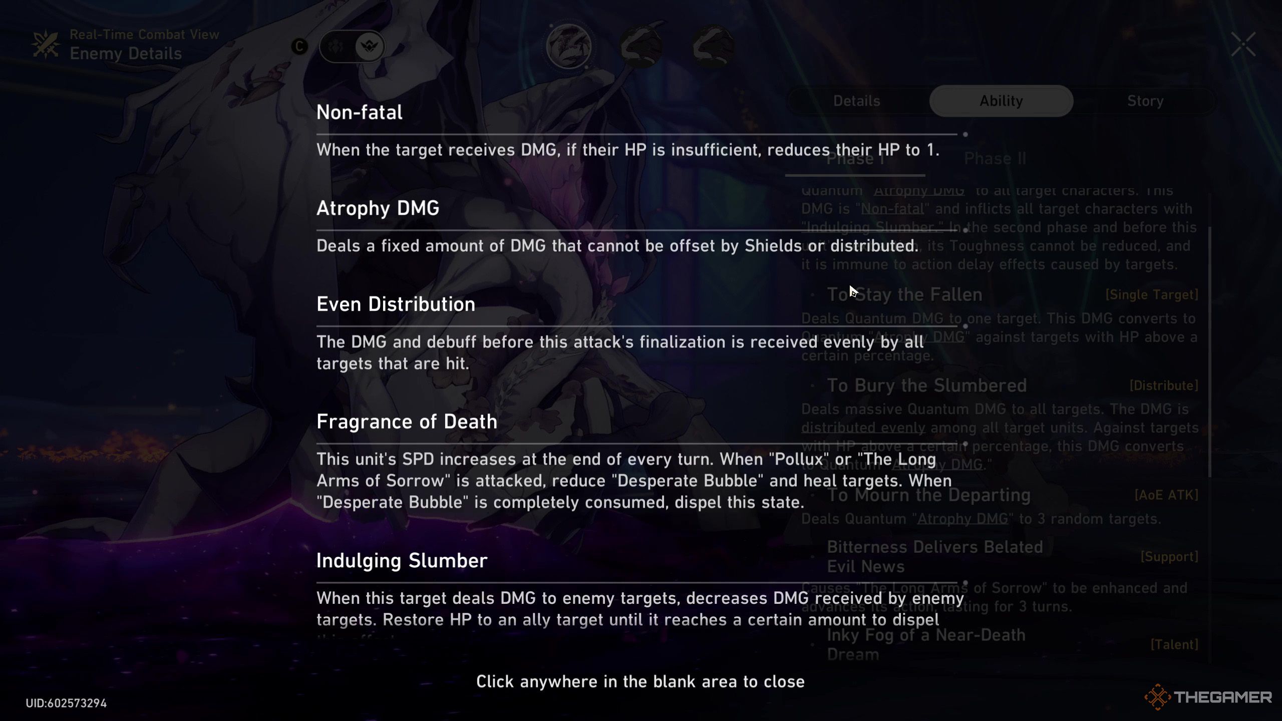 Pollux, Netherwing Husk, Ferry Of Souls damage and debuff effects in Honkai Star Rail.