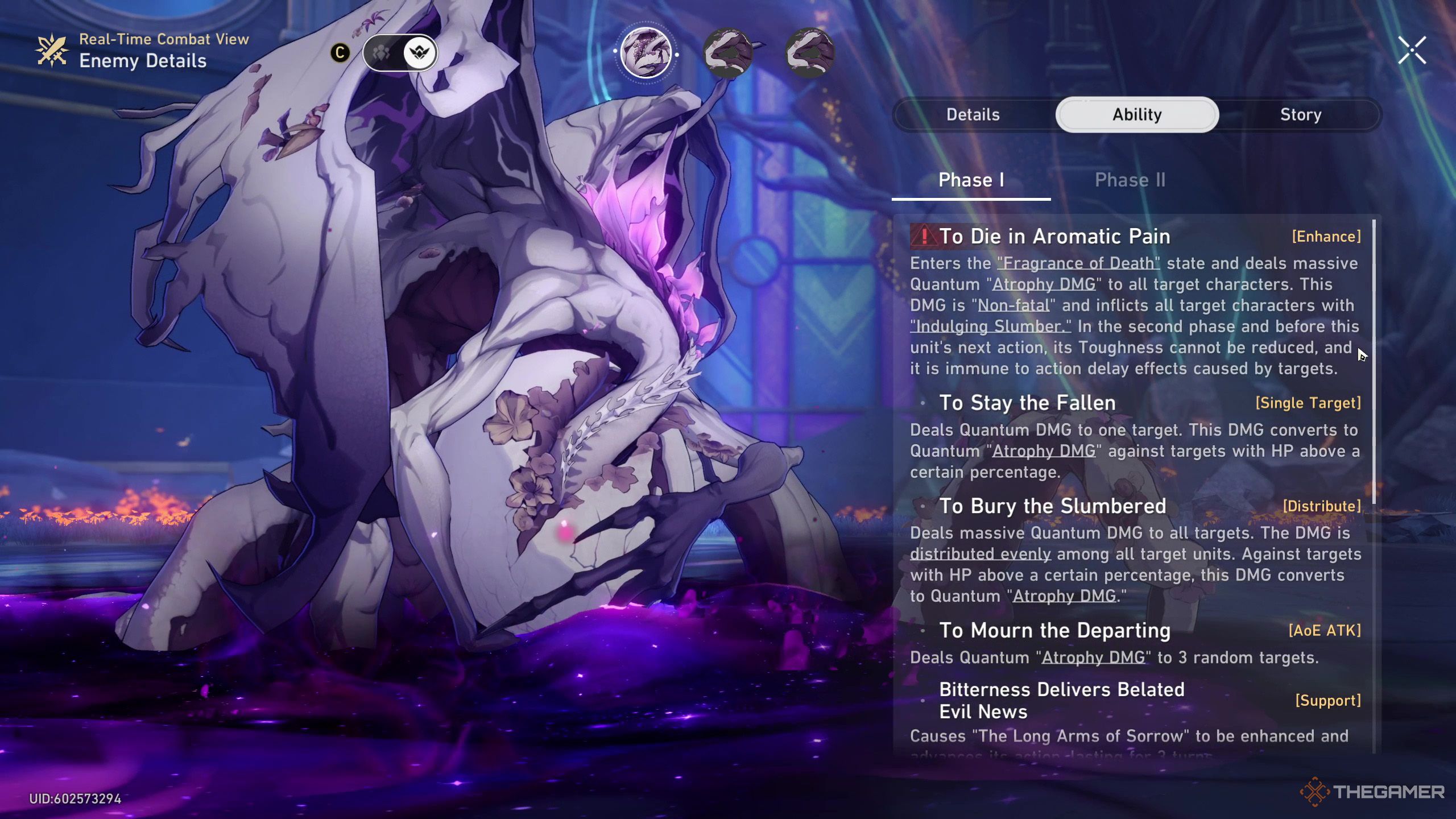 Pollux, Netherwing Husk, Ferry Of Souls phase one attacks in Honkai Star Rail.
