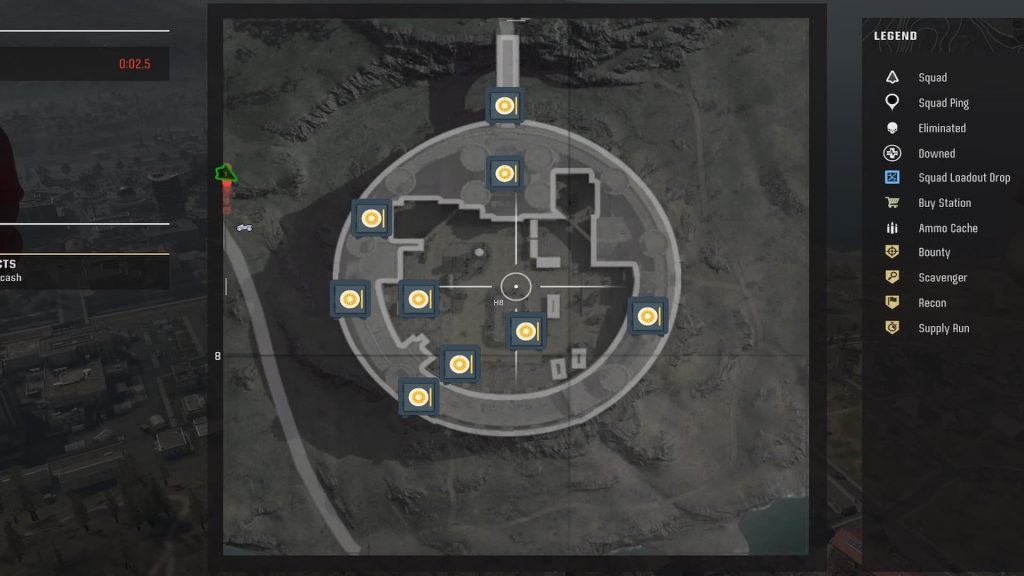 All of the safe locations on the Prison POI on Verdansk in Warzone 