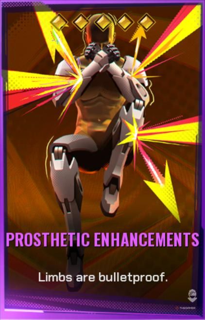 Prosthetic Enhancements Shard Card in FragPunk.