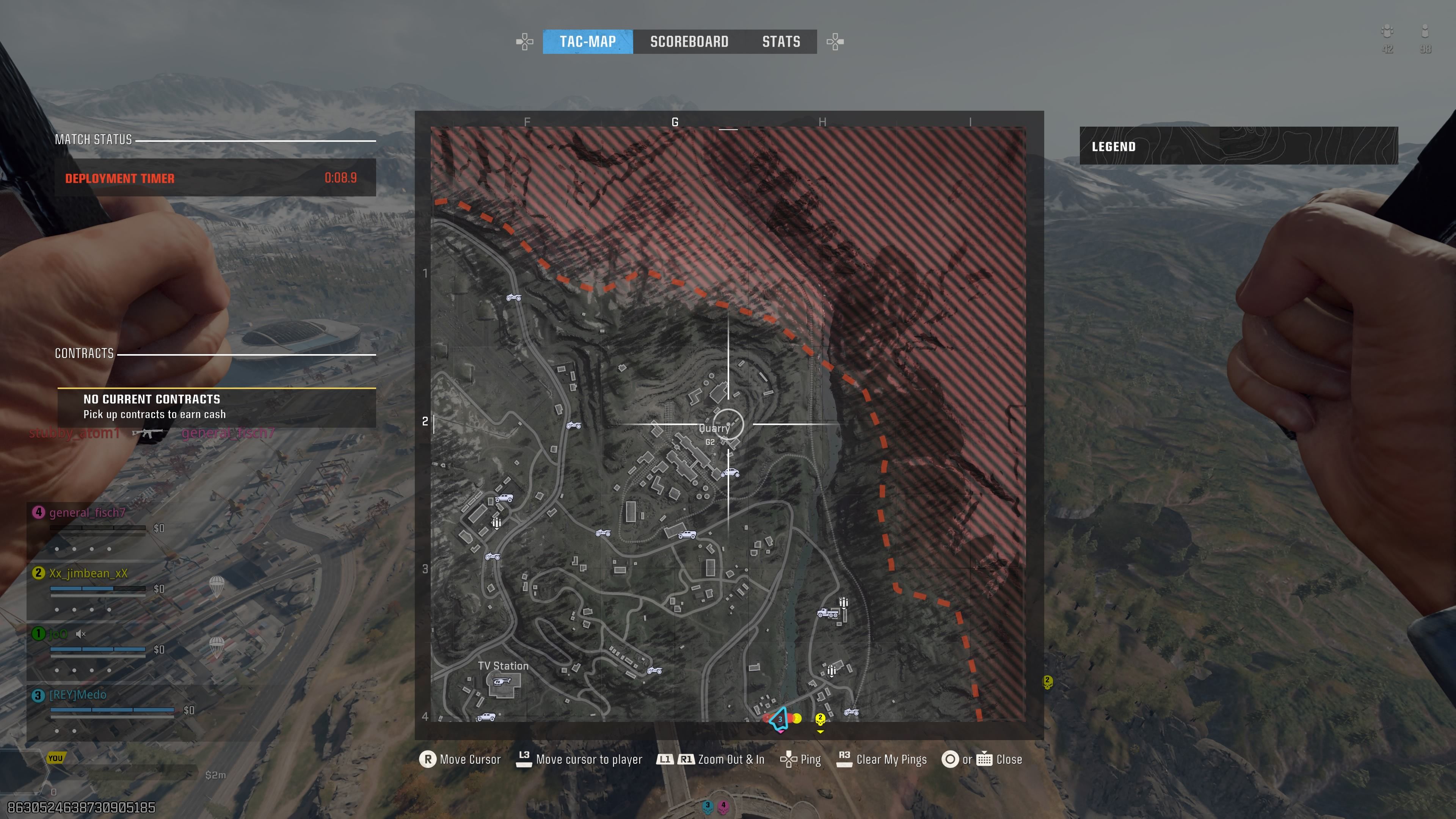 Quarry location on the map - bo6
