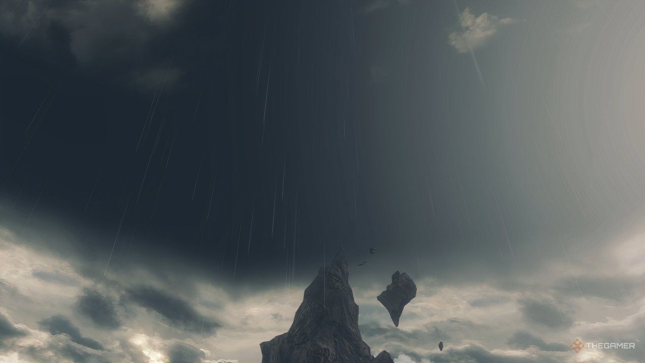 Raining in Oblivia in Xenoblade Chronicles X