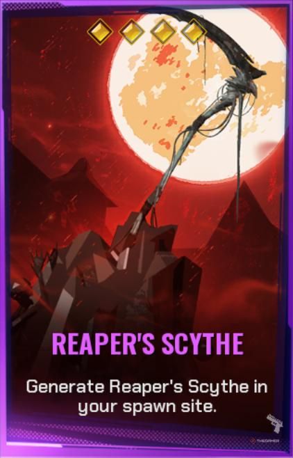 Reaper's Scythe Shard Card in FragPunk.