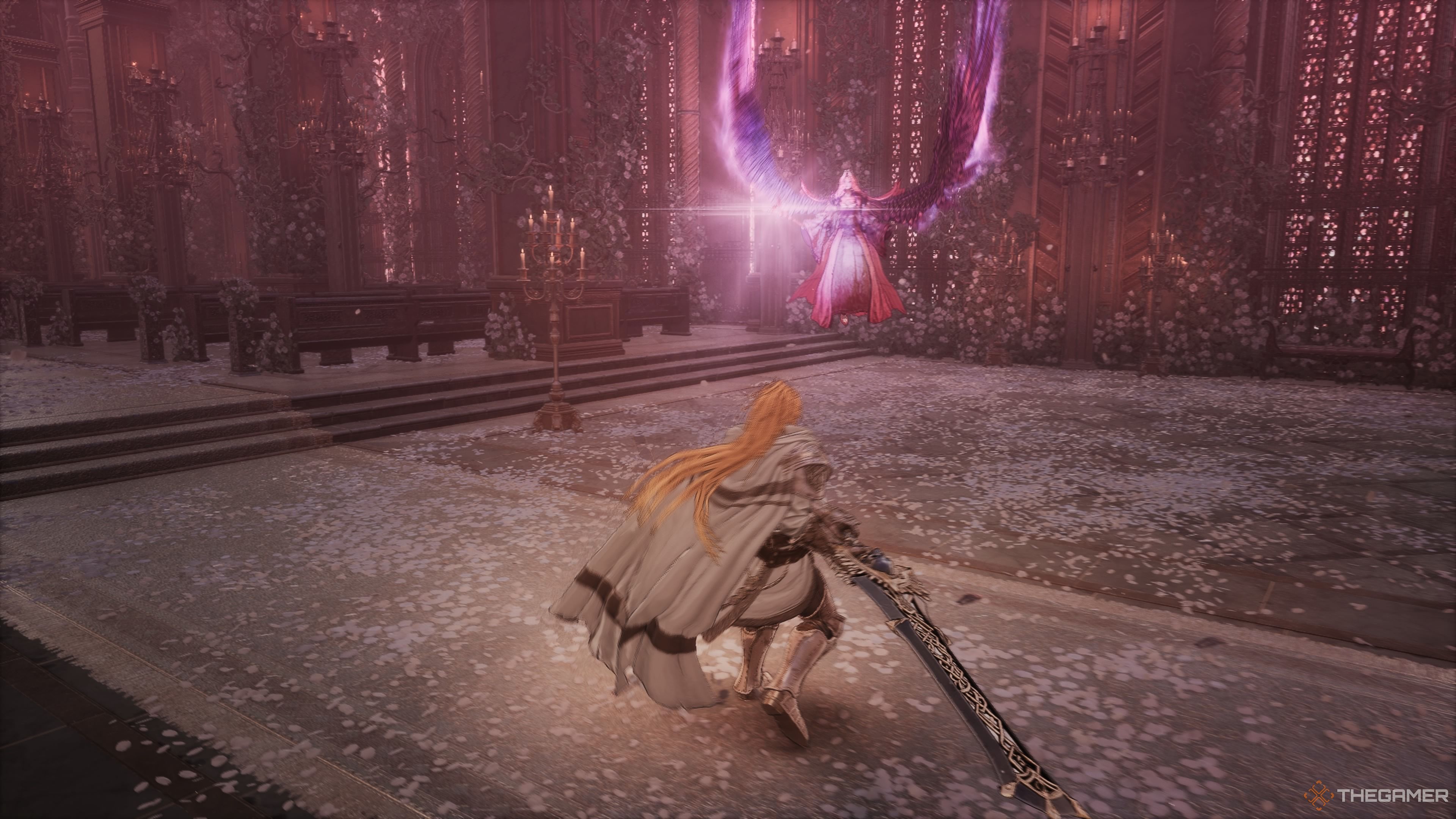 Reese flying in The First Berserker Khazan.