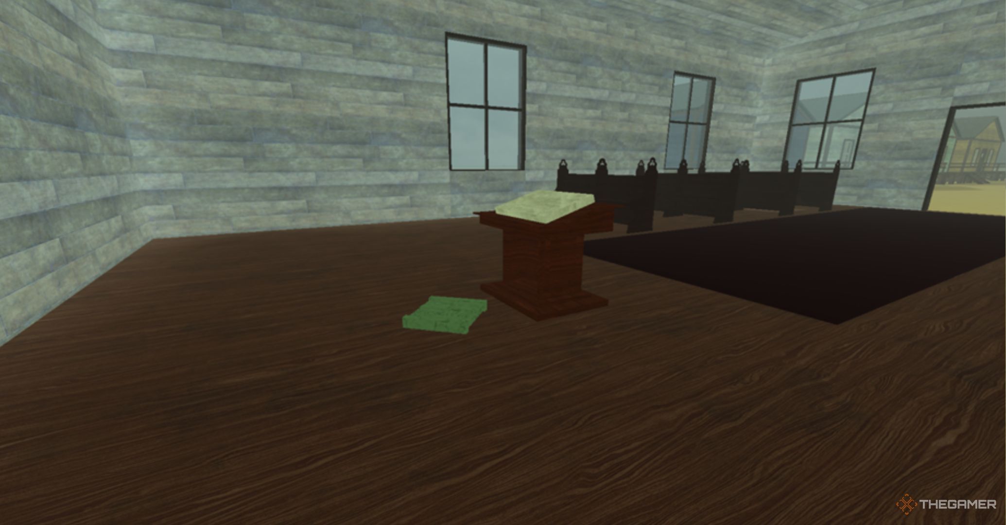 Roblox Dead Rails – First Jade Tablet Inside The Church.