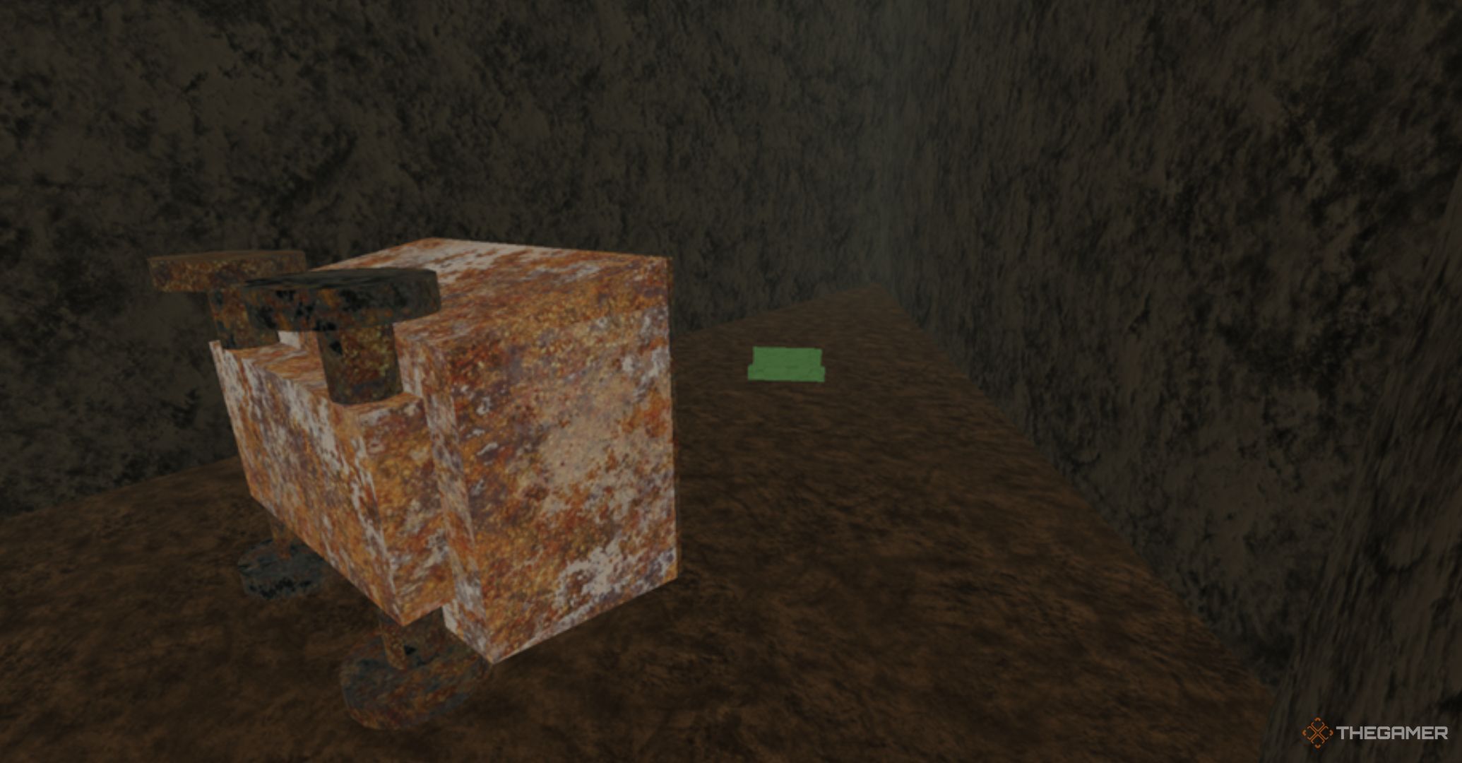 Roblox Dead Rails – Second Jade Tablet Behind a Mine Cart.