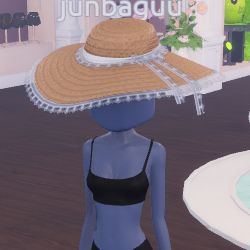 Roblox Dress to Impress - A sunhat in a square image.