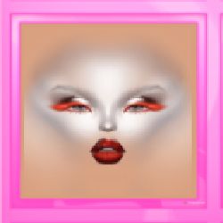 Roblox Dress to Impress - Face 9 from the Petal update in a square image.