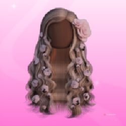 Roblox Dress to Impress - hair 5 from the Petal update in a square image.