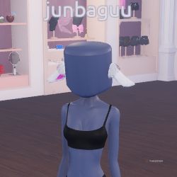Roblox Dress to Impress - Lamb ears in a square image.