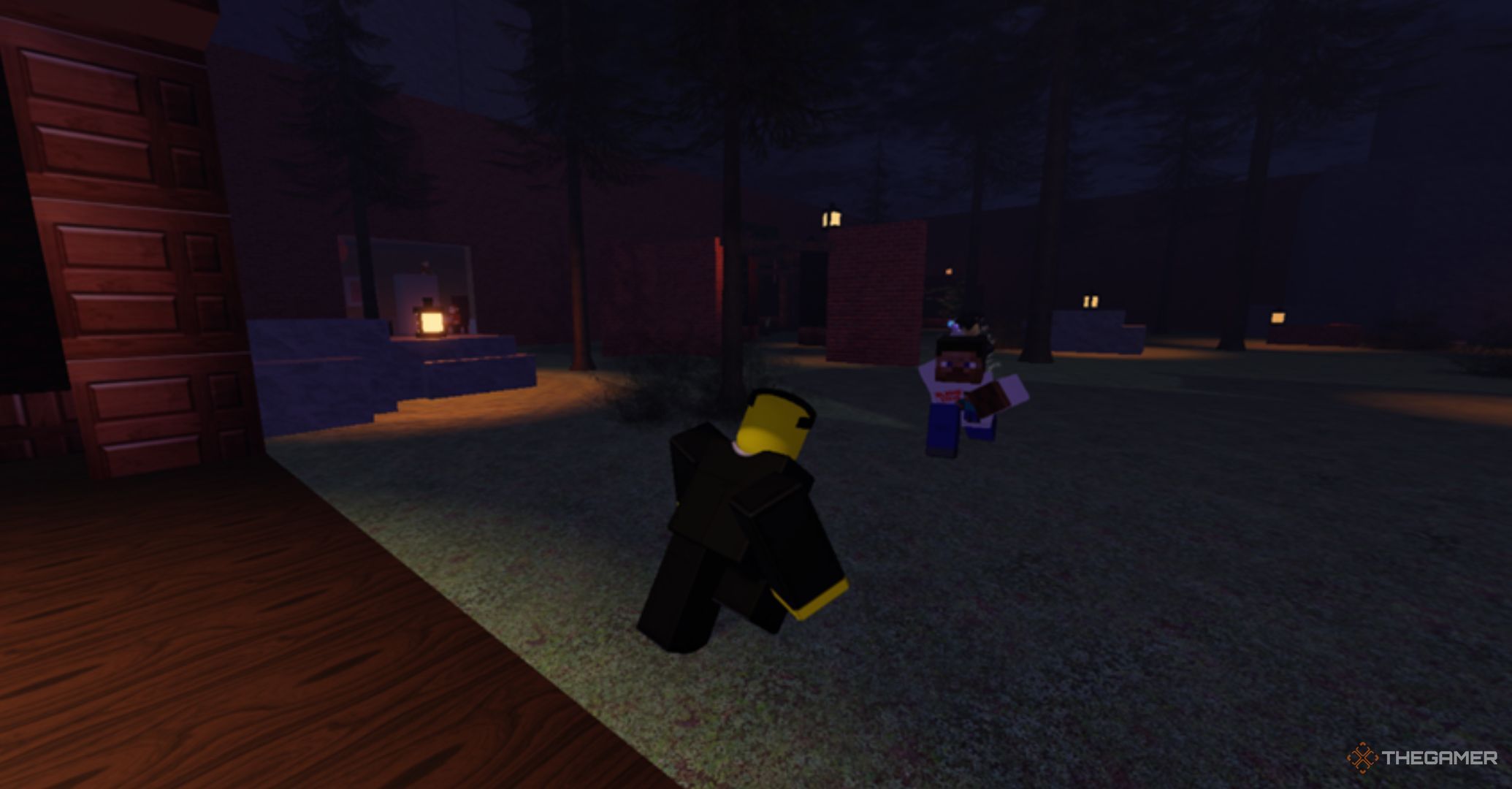 Roblox Forsaken - Elliot wounded Running directly to another survivor.