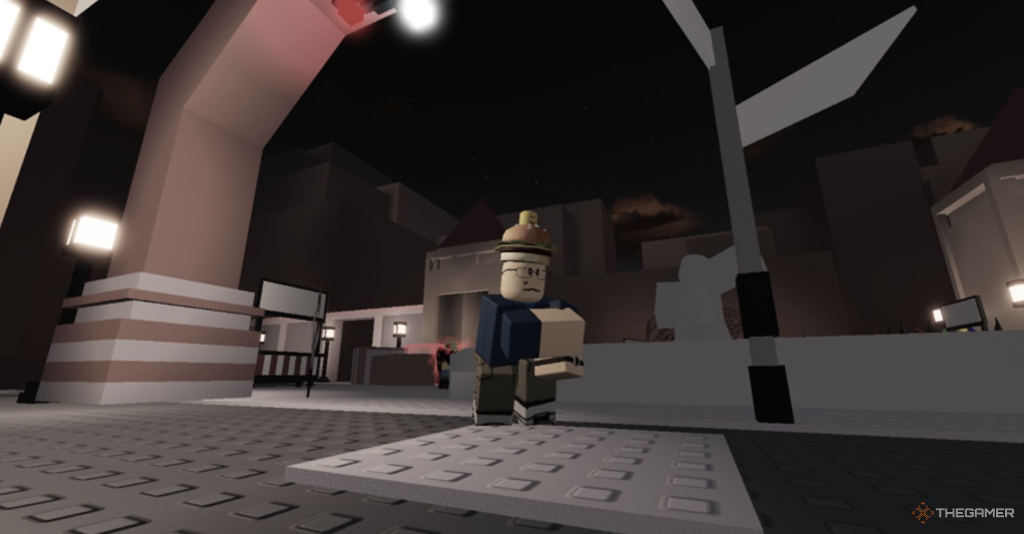 Roblox Forsaken - 007n7 Running away from a killer.